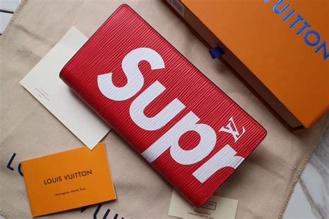 supreme x lv wallet|louis vuitton supreme zip wallet.